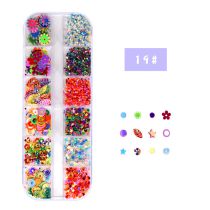 Fashion 19colorful World Geometric Nail Art Accessories