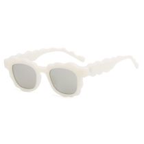 Fashion Ivory White Mercury Pc Wave Sunglasses