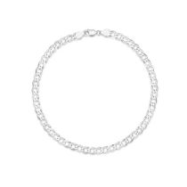 Fashion White Gold Metal Geometric Chain Bracelet