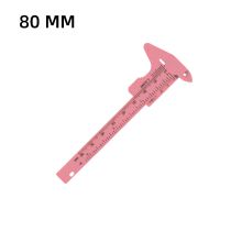 Fashion 80mm Pink Plastic Vernier Caliper