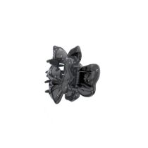 Fashion Butterfly Gun Black Titanium Steel Geometric Butterfly Clamp
