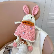 Fashion Rabbit Sister Finished Product Bag Wool Crochet Crossbody Bag