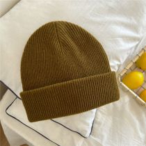 Fashion 10 Light Plate Wool Hat Yellow Wool Knitted Beanie