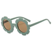 Fashion Green Grass Children's Sunflower Sunglasses