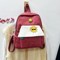 Fashion Watermelon Red Oxford Cloth Large Capacity Backpack