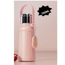 Fashion Pink Stainless Steel Large Capacity Thermos Cup