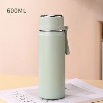 Fashion 6053 Large Size 600ml-green Stainless Steel Large Capacity Thermos Cup