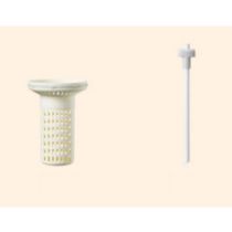 Fashion [accessories] Tea Separator + Straw Geometric Individual Tea Divider + Straw Accessories