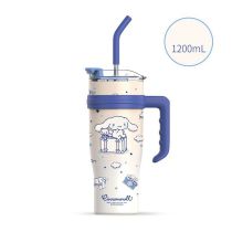 Fashion Big Eared Dog Stainless Steel Cartoon Large Capacity Thermos Cup