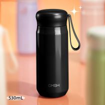 Fashion Large Size 530ml-black 0463 Stainless Steel Large Capacity Thermos Cup