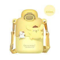 Fashion Coco Sanrio 430ml-yellow Pudding Dog Stainless Steel Large Capacity Thermos Cup
