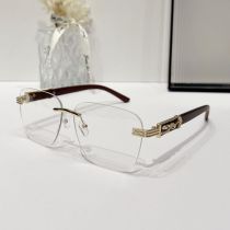 Fashion White Film Pc Frameless Square Cut-edge Sunglasses