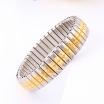 Fashion 8# Stainless Steel Geometric Stretch Bracelet