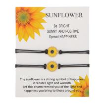 Fashion 9# Geometric Flower Bracelet Set