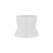 Fashion White Polyester Hollow Waist And Abdominal Belt