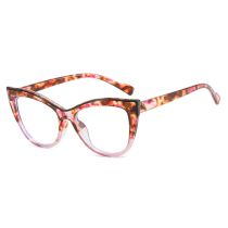 Fashion Pack Of Red Bean Curd Painted Black Cat Eye Large Frame Flat Mirror