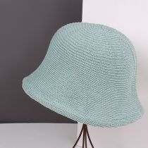 Fashion Number 1 Cotton Woven Wide Brim Bucket Hat