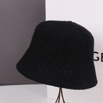 Fashion Number 13 Cotton Woven Wide Brim Bucket Hat