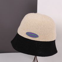 Fashion No. 18 Cotton Woven Wide Brim Bucket Hat