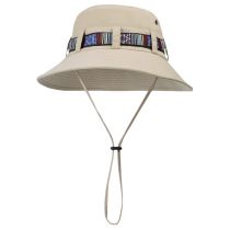 Fashion Beige Ribbon Large Brim Fisherman Hat