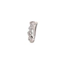 Fashion An 8-figure Infinite Zircon Ear Clip Copper Diamond Cross Ear Cuff (single)