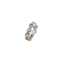 Fashion A Figure 8 Infinite Zircon Earring Copper Diamond Cross Earrings (single)