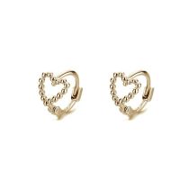 Fashion Hollow Love Earrings (gold) Copper Hollow Love Earrings