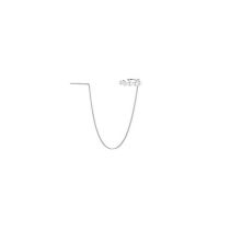 Fashion One Pearl Ear Clip Ear Wire (white Gold) Copper Pearl Cuff Earrings (single)