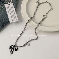 Fashion Main Image Necklace Ball Beaded Bow Necklace