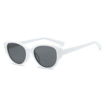Fashion Solid White Gray Flakes Ac Cat Eye Flat Mirror