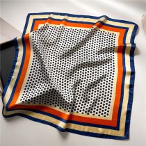 Fashion 56# Polyester Printed Square Scarf