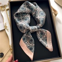 Fashion 58# Polyester Printed Square Scarf