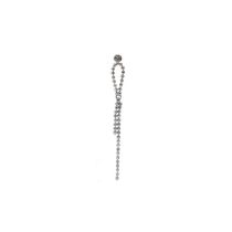 Fashion One Beaded Tassel Earring Copper Inlaid Zirconium Beaded Earrings (single)