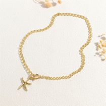 Fashion Starfish Copper Hollow Starfish Necklace