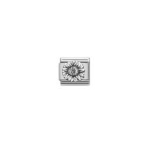 Fashion Sh Chrysanthemum-silver Stainless Steel Geometric Bracelet Module