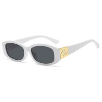 Fashion Real White Tea Tablets Ac Small Frame Sunglasses