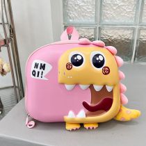 Fashion Pink Little Dinosaur Eggshell Cartoon Children's Backpack