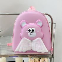 Fashion Pink Bear Eggshell Cartoon Children's Backpack