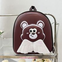 Fashion Brown Bear Eggshell Cartoon Children's Backpack