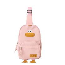 Fashion Pink Polyester Cartoon Large Capacity Children's Cross-body Chest Bag