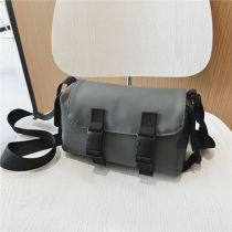 Fashion Grey Cotton Snap-flap Crossbody Bag