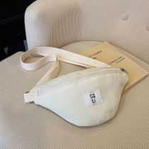 Fashion Off White Letter Patch Children's Crossbody Bag