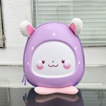 Fashion Purple Cartoon Peach Eggshell Children's Backpack