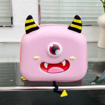 Fashion Pink Cartoon Little Monster Eggshell Children's Backpack