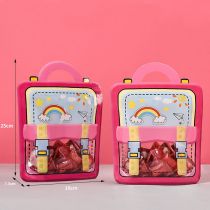 Fashion Rainbow Schoolbag (large Size) (minimum Batch Of 10 Pieces) Pet Cartoon Special-shaped Portable Packaging Bag