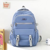 Fashion Blue Without Pendant Oxford Cloth Large Capacity Backpack