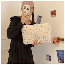 Fashion Large Dots Cotton Printed Large Capacity Tablet Case