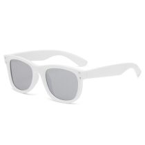 Fashion White Mercury Pc Square Large Frame Sunglasses