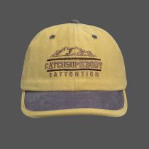 Fashion Yellow Letter Embroidered Baseball Cap