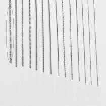 Fashion Nk Chain/steel Color Width 3m Length 50 Titanium Steel Geometric Chain Necklace
